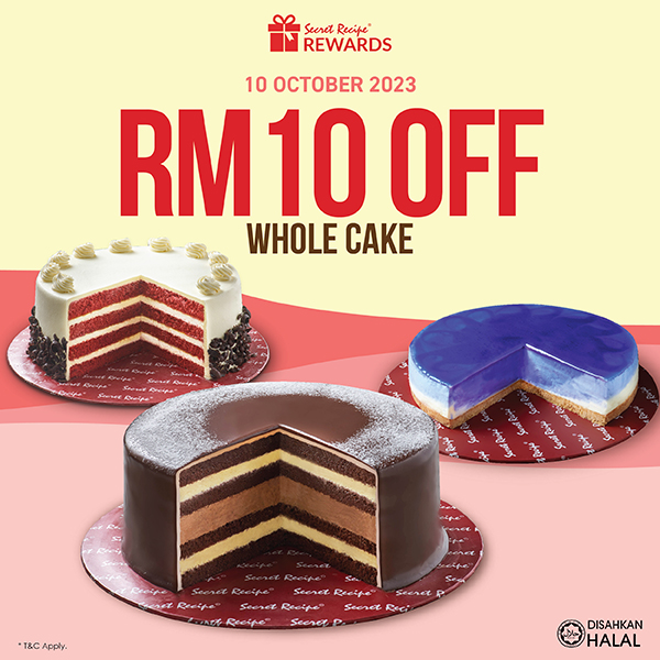 Shop Cakes Online at the Best Cake Cafe in Malaysia | Secret Recipe