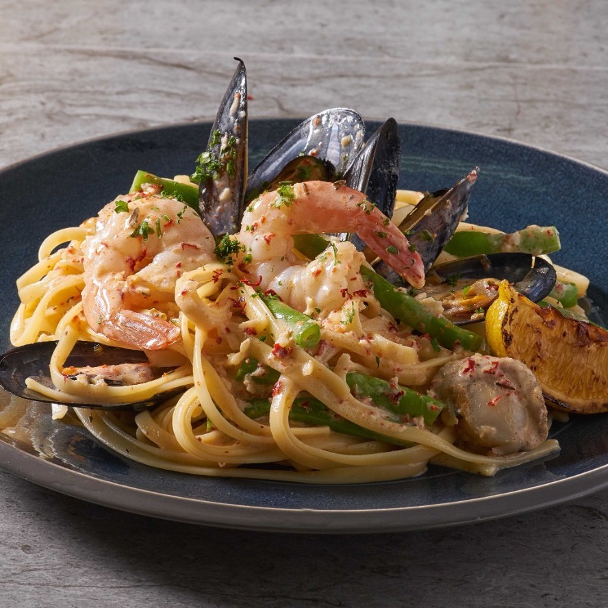 spicy seafood medley pasta recipe